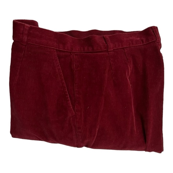 L.L. Bean Corduroy Red Pants Size 12PET - Picture 5 of 9